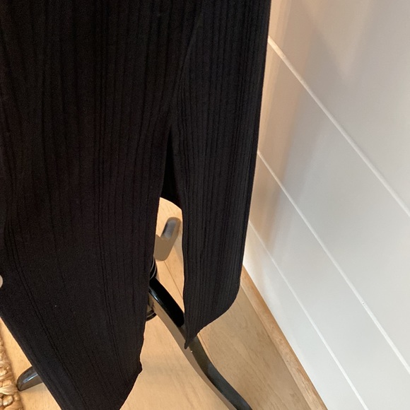 Express Ribbed Black Sleeveless Maxi Dress - Picture 6 of 11